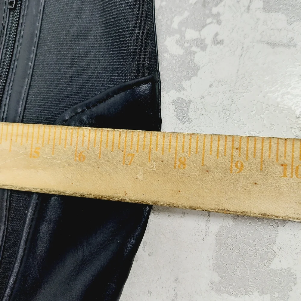 New BareTraps Women's Black Faux Leather Riding Boots F206 - Picture 10 of 12